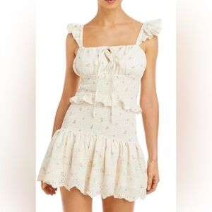 Vintage Havana Smocked Mini Dress